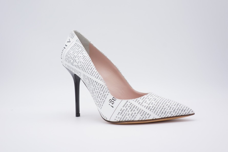 Heels Shoe Spice Boutique | John Galliano White/Print