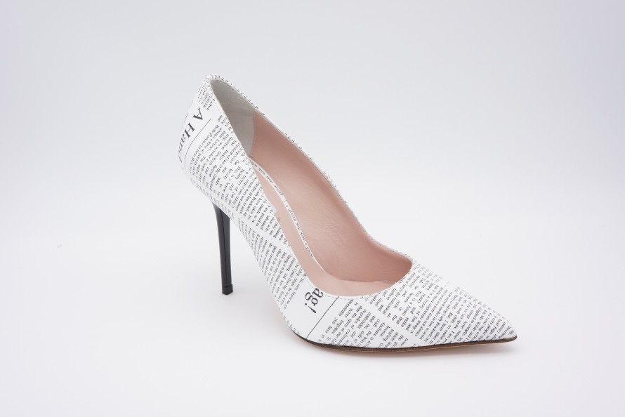 Heels Shoe Spice Boutique | John Galliano White/Print