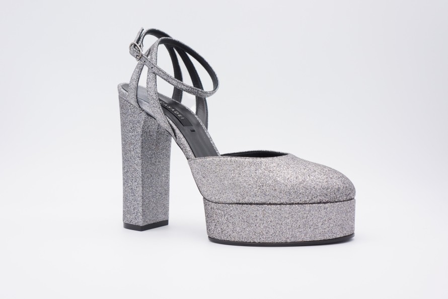 Designer Shoes Shoe Spice Boutique | Casadei Silver