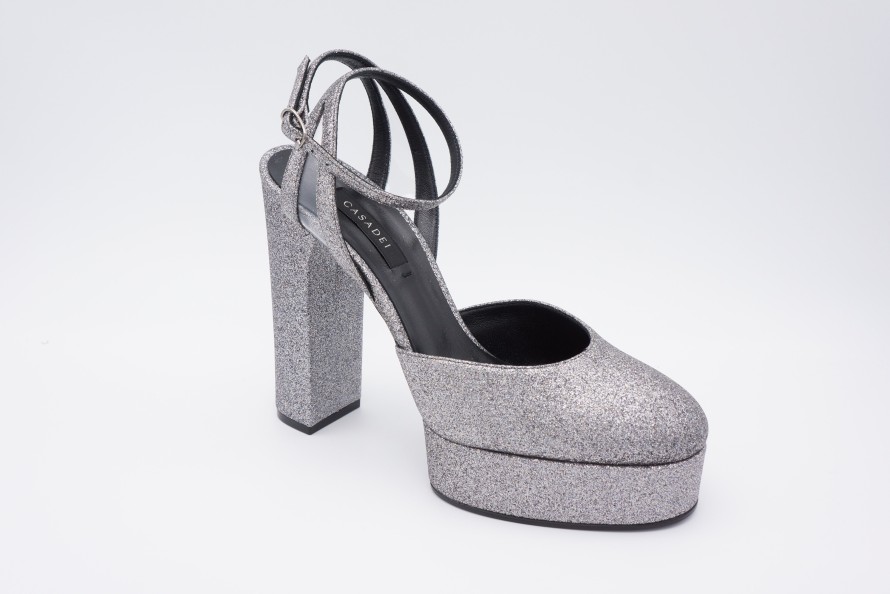 Designer Shoes Shoe Spice Boutique | Casadei Silver