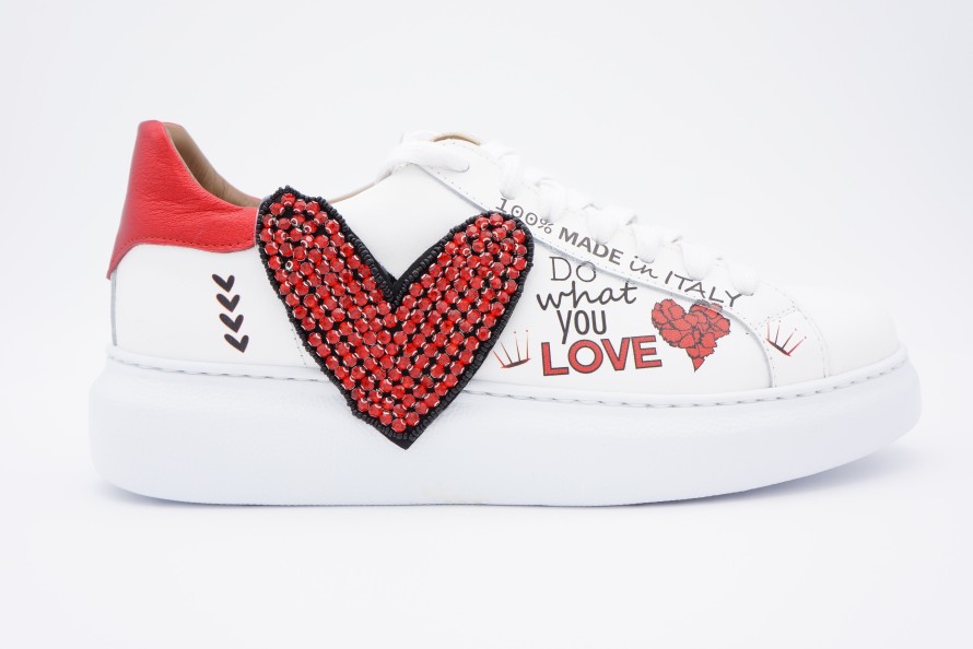 Sneakers Shoe Spice Boutique | Michele Lapriore White/Red