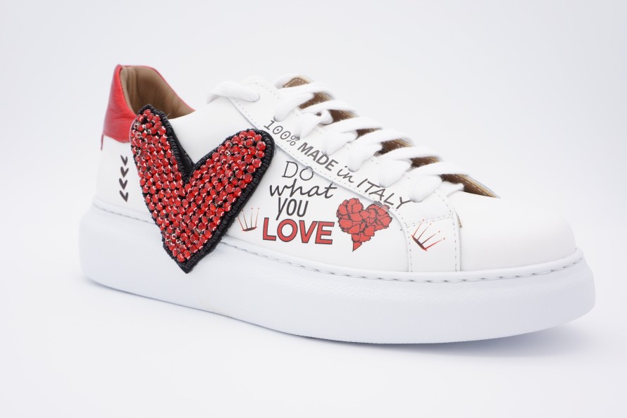 Sneakers Shoe Spice Boutique | Michele Lapriore White/Red