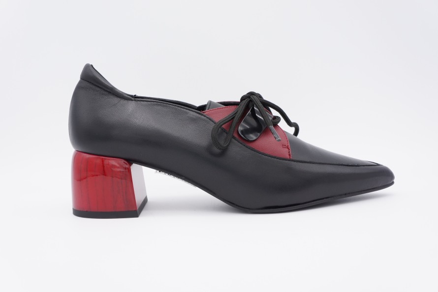 Loafers Shoe Spice Boutique | Dibia Black/Red