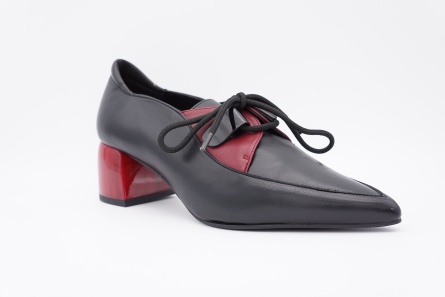 Loafers Shoe Spice Boutique | Dibia Black/Red