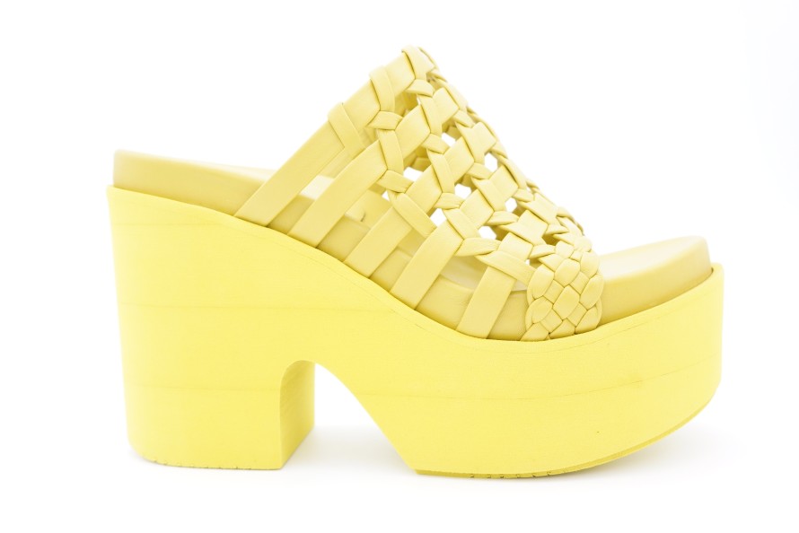 Clogs And Mules Shoe Spice Boutique | Paloma Barcelo Yellow