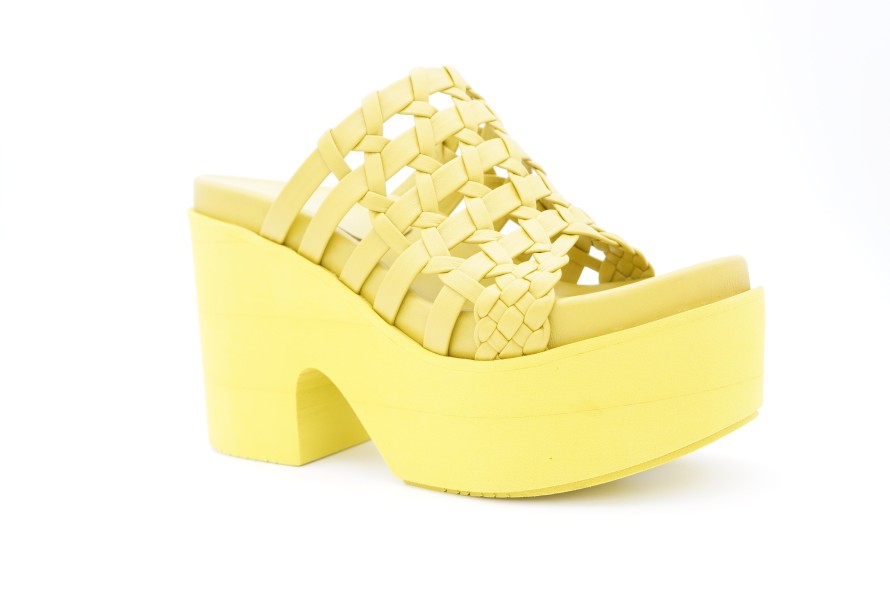 Clogs And Mules Shoe Spice Boutique | Paloma Barcelo Yellow